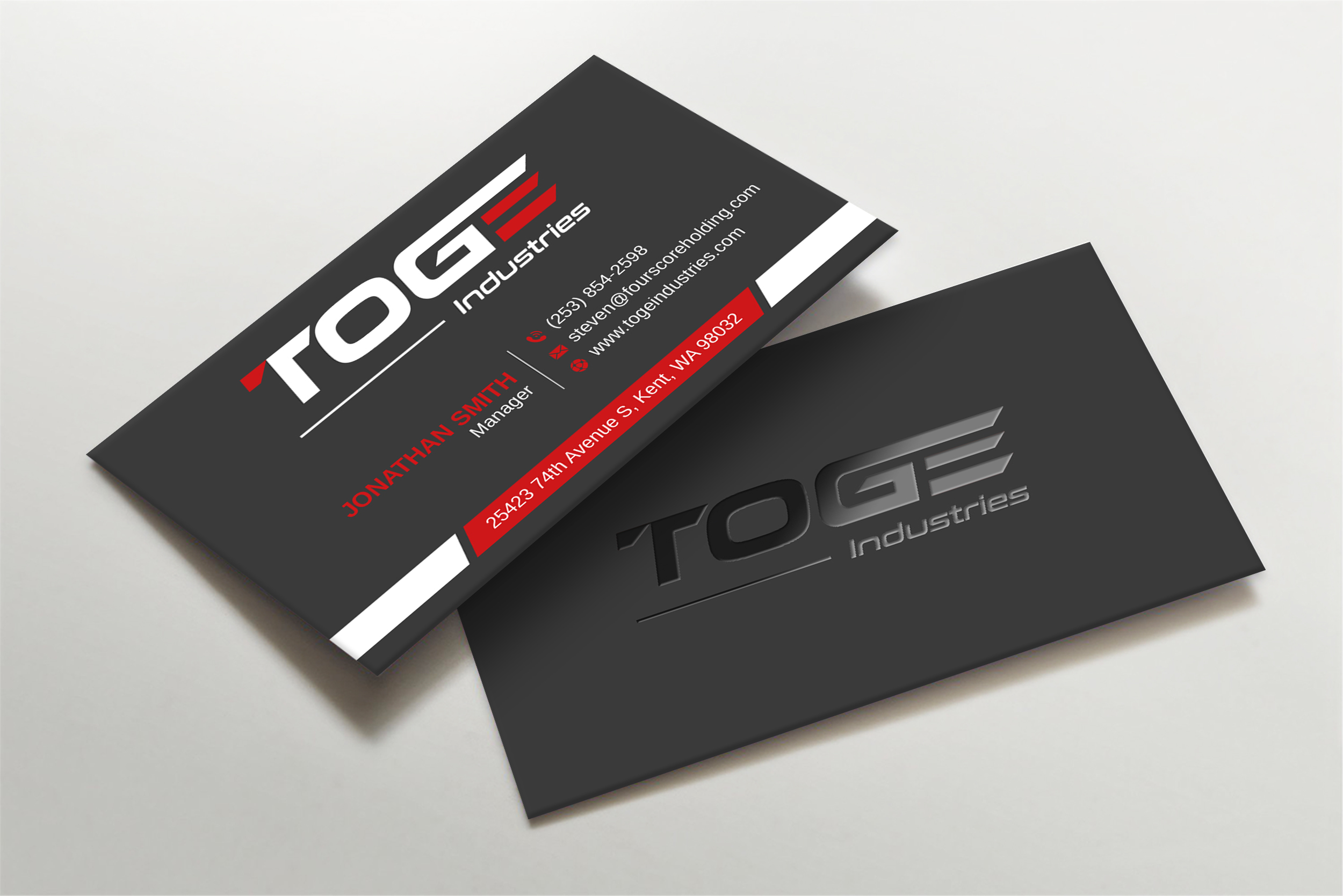 Diseño de Tarjeta de Presentación por LAXMI DESIGNHUB para Fourscore Holding Inc | Diseño #30167620