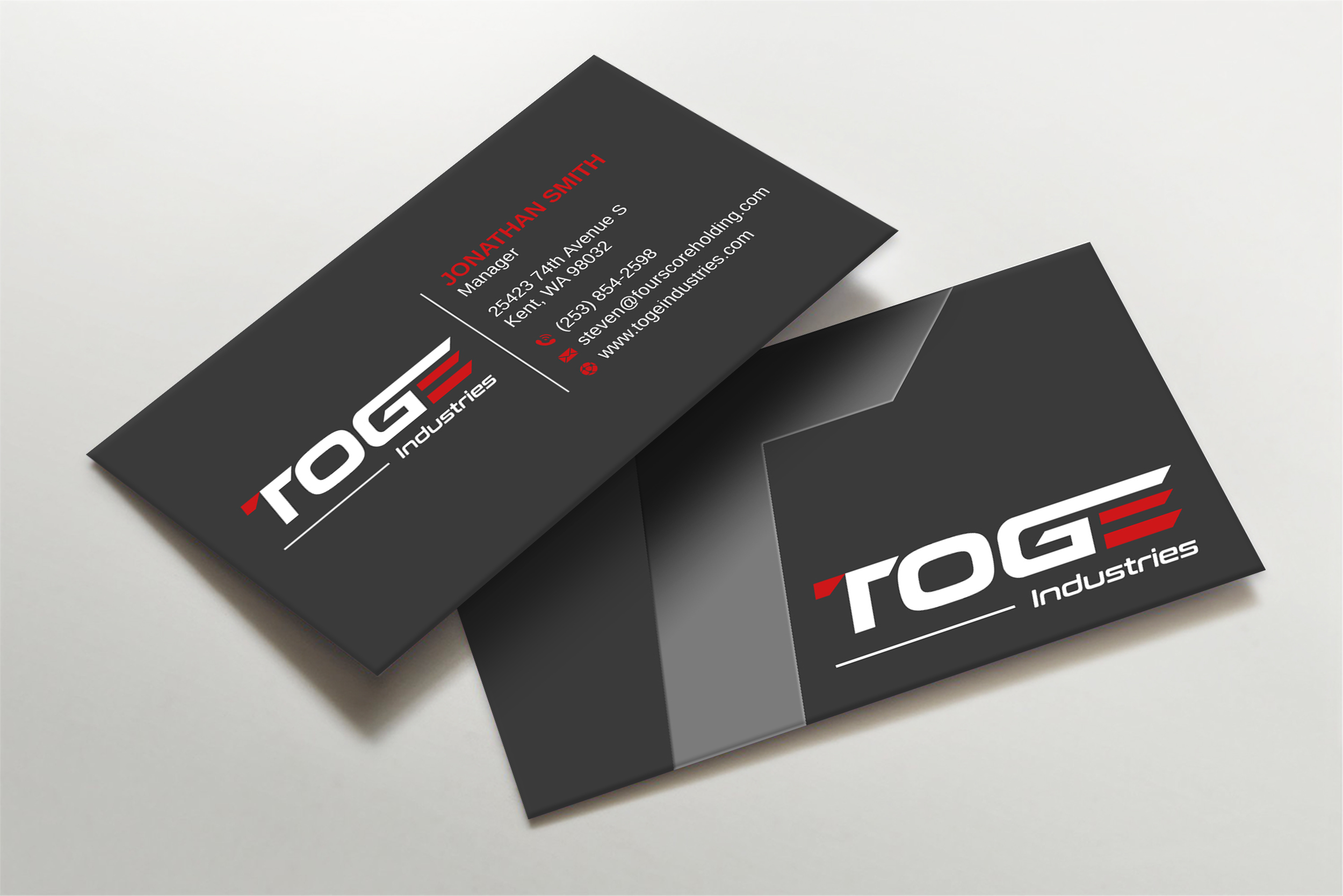 Business Card Design by LAXMI DESIGNHUB for Fourscore Holding Inc | Design #30167621