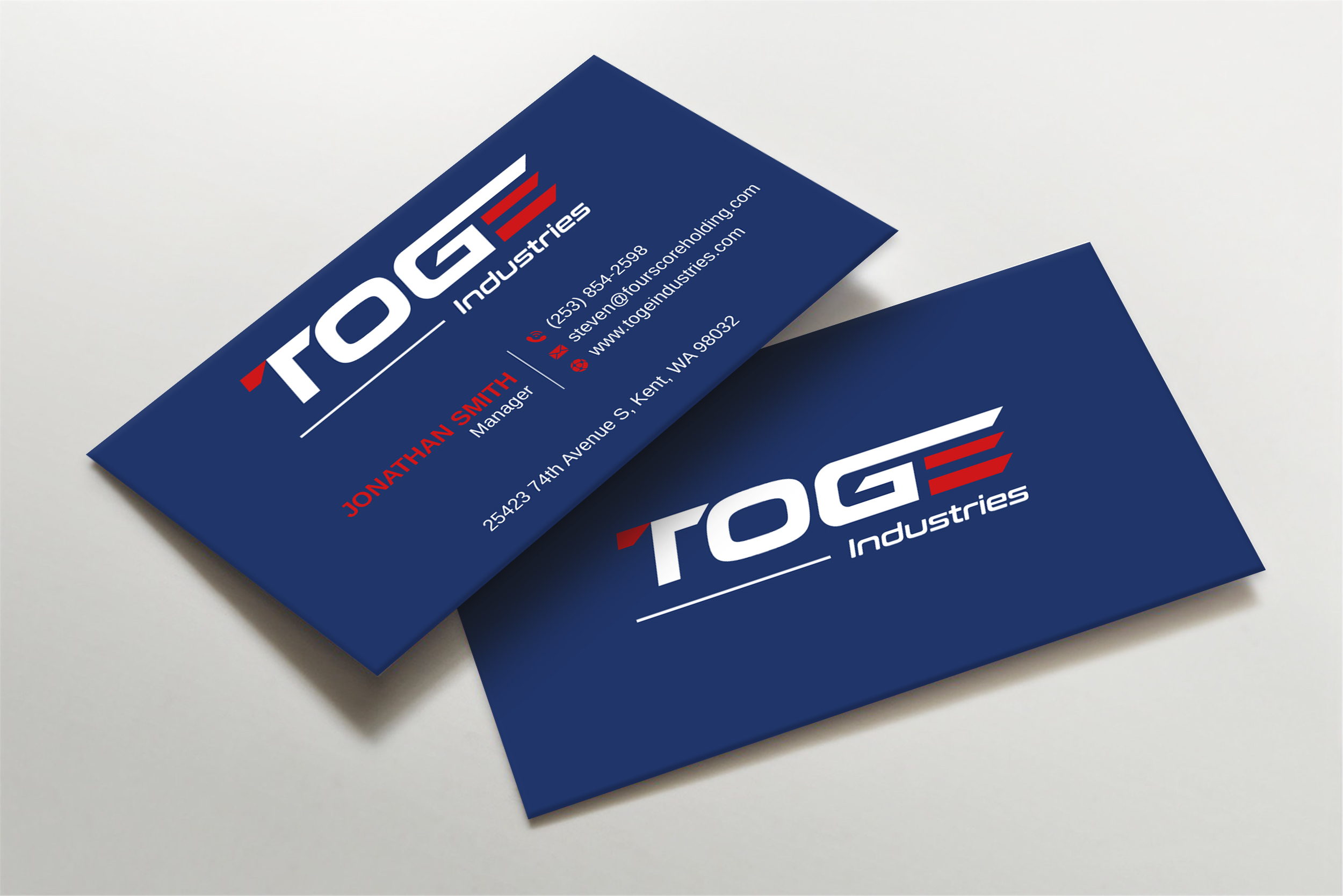 Business Card Design by LAXMI DESIGNHUB for Fourscore Holding Inc | Design #30167644