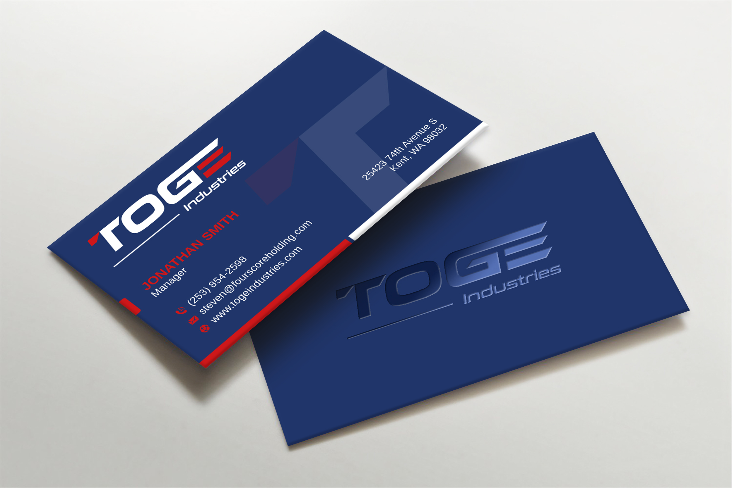 Business Card Design by LAXMI DESIGNHUB for Fourscore Holding Inc | Design #30167651