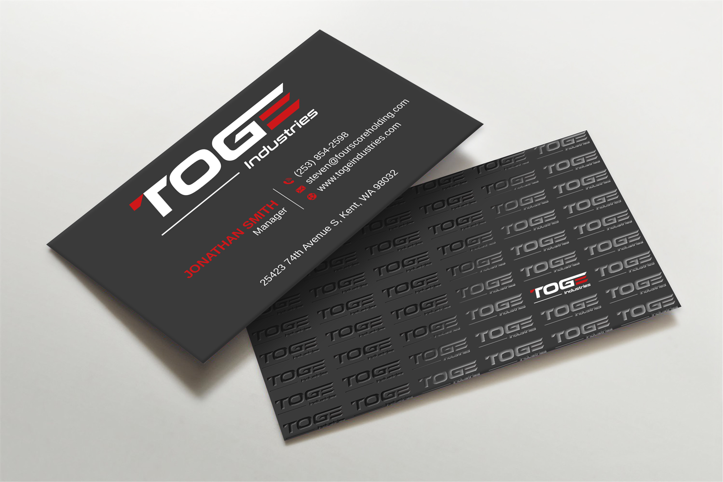 Business Card Design by LAXMI DESIGNHUB for Fourscore Holding Inc | Design #30167662