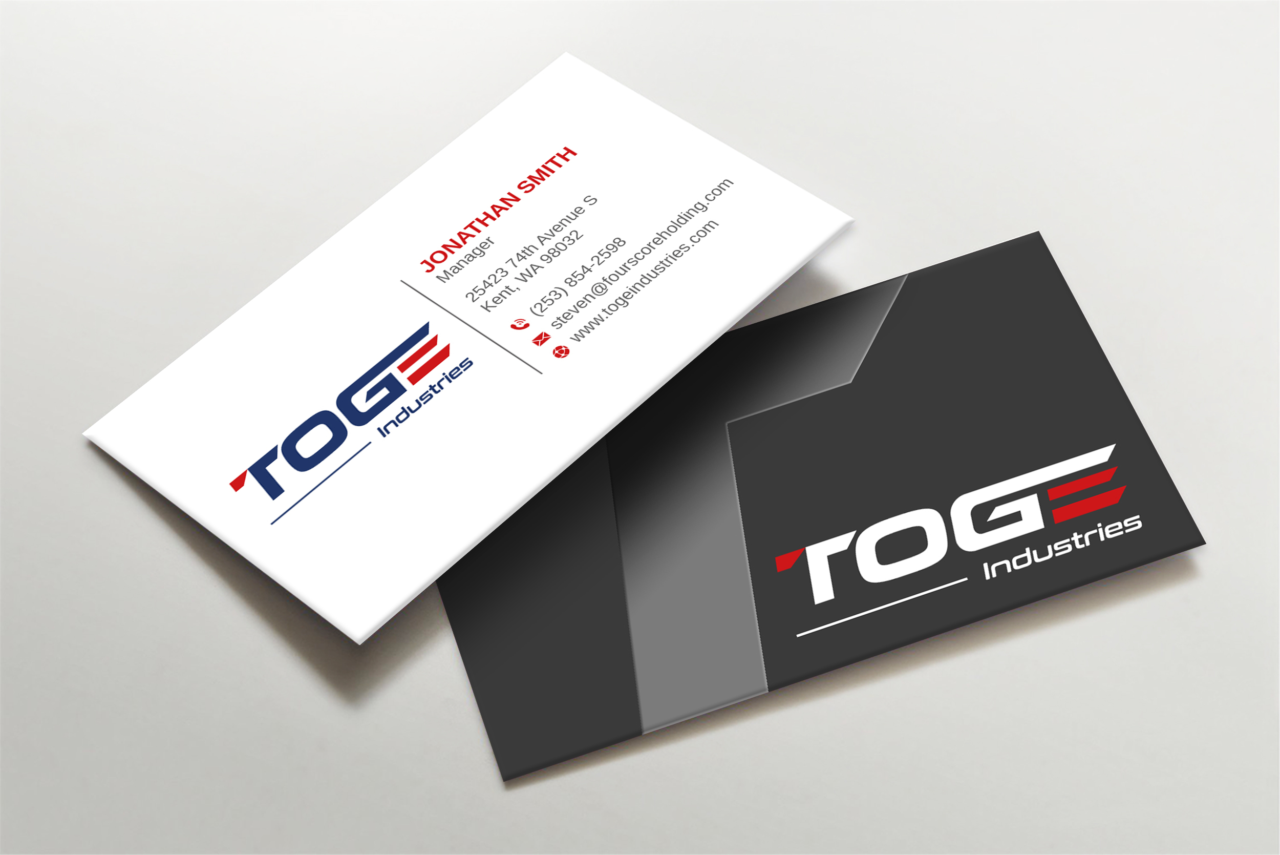 Diseño de Tarjeta de Presentación por LAXMI DESIGNHUB para Fourscore Holding Inc | Diseño #30167670