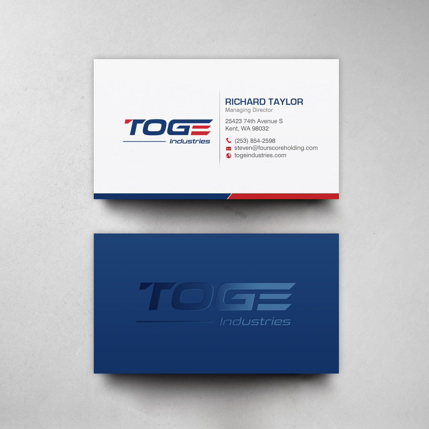 Business Card Design by chandrayaan.creative for Fourscore Holding Inc | Design #30158399