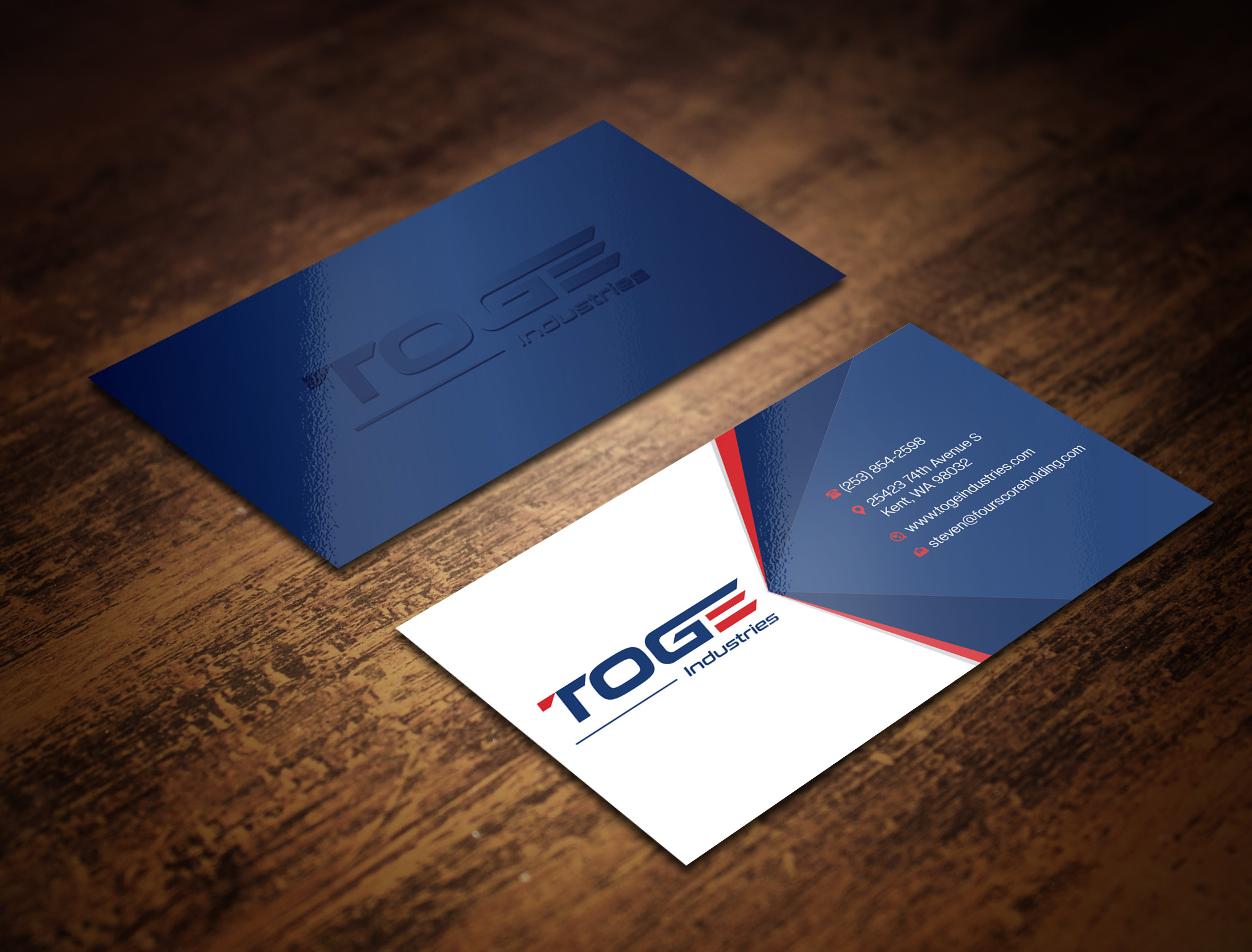 Business Card Design by Magic of Art for Fourscore Holding Inc | Design #30169411