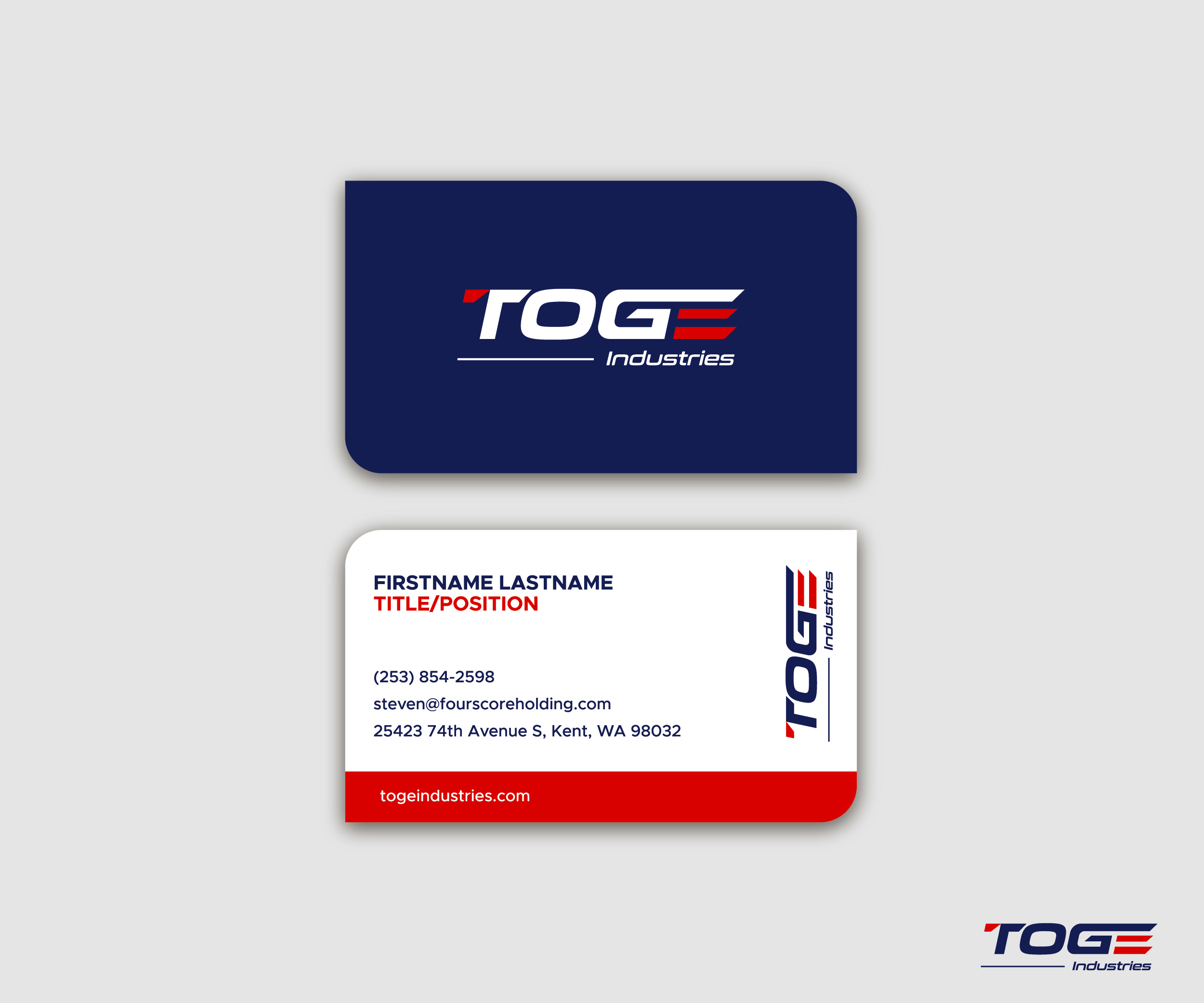 Business Card Design by maceemisha for Fourscore Holding Inc | Design #30157435