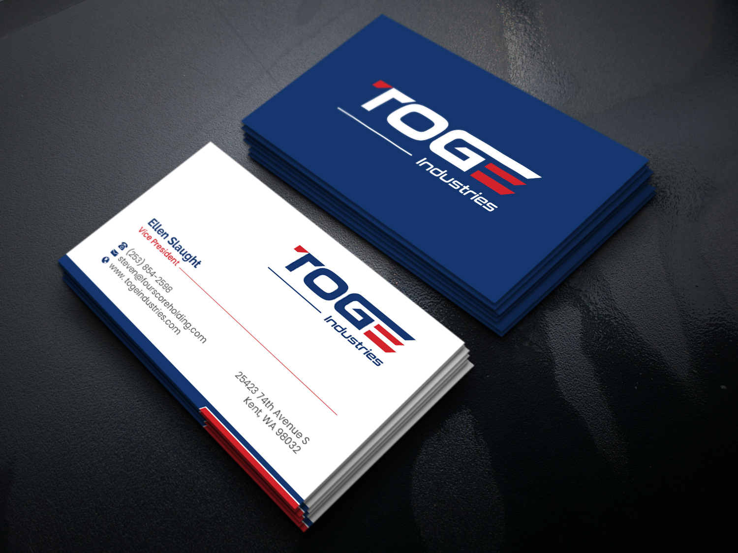 Diseño de Tarjeta de Presentación por R.design para Fourscore Holding Inc | Diseño #30157492