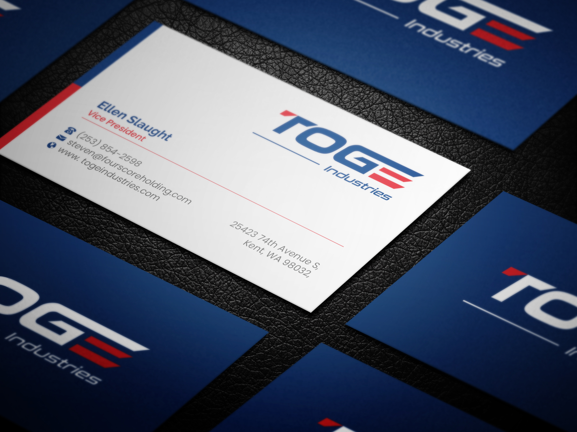 Business Card Design by R.design for Fourscore Holding Inc | Design #30157507