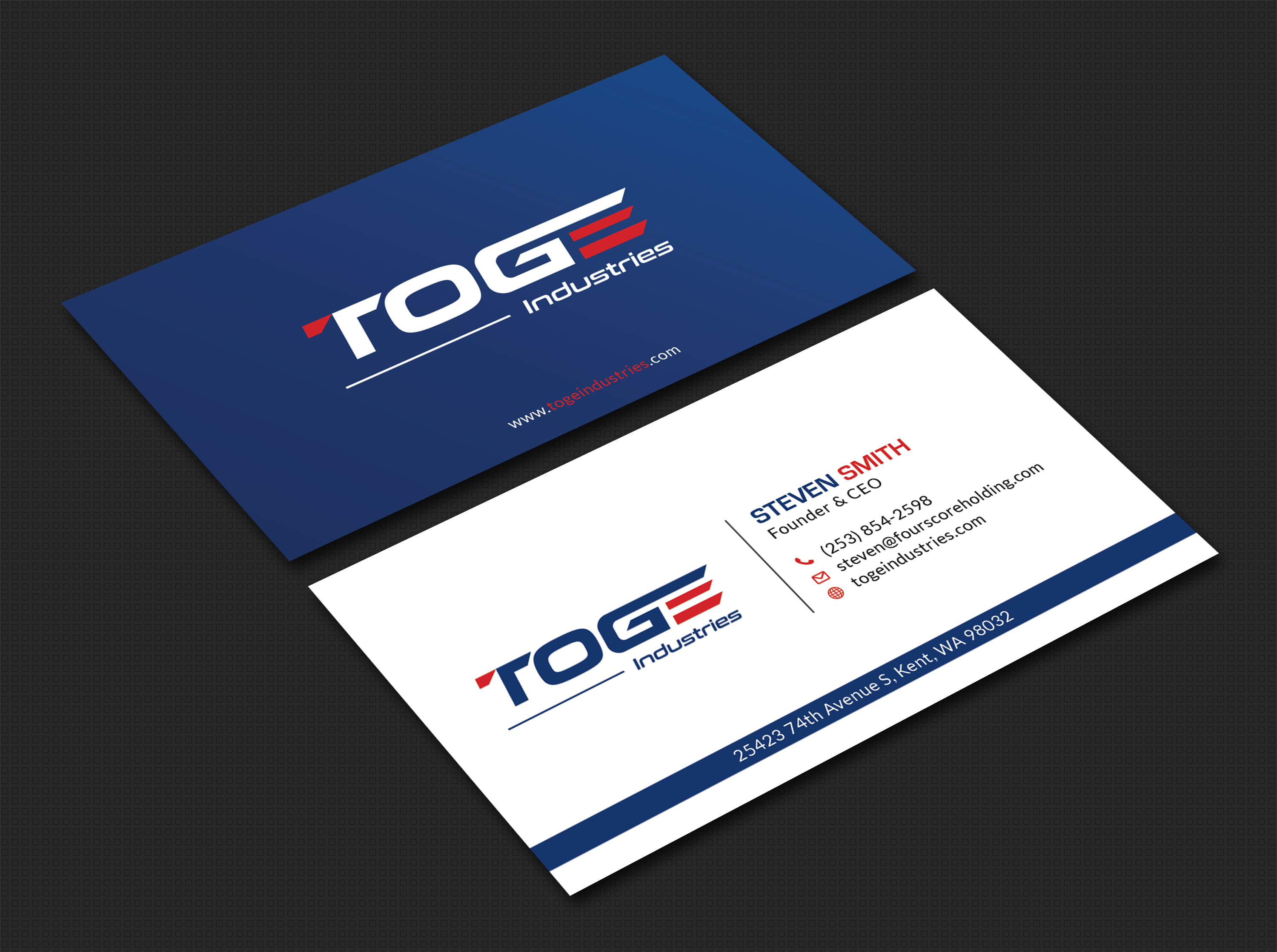 Business Card Design by Bold Pixels for Fourscore Holding Inc | Design #30183104