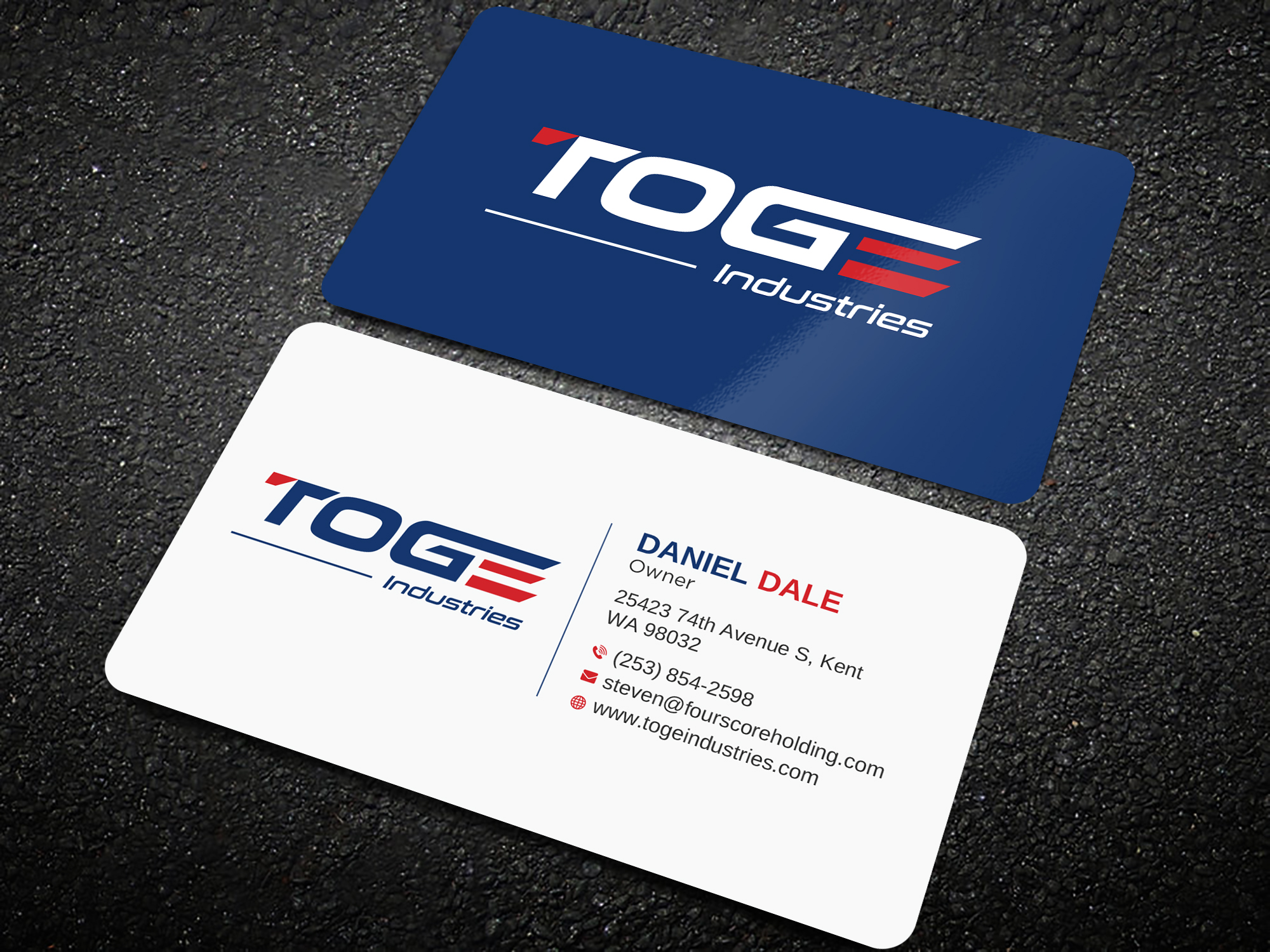 Business Card Design by Uttom 2 for Fourscore Holding Inc | Design #30159276