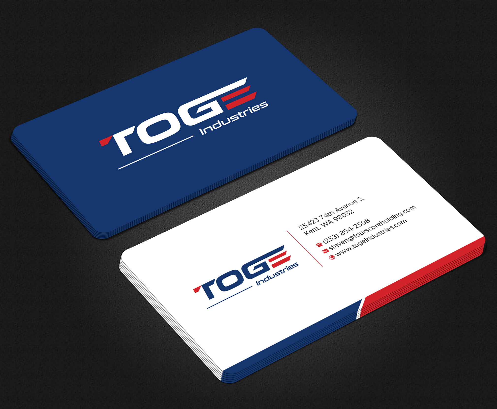 Business Card Design by Ekramul Hossen 2 for Fourscore Holding Inc | Design #30168602