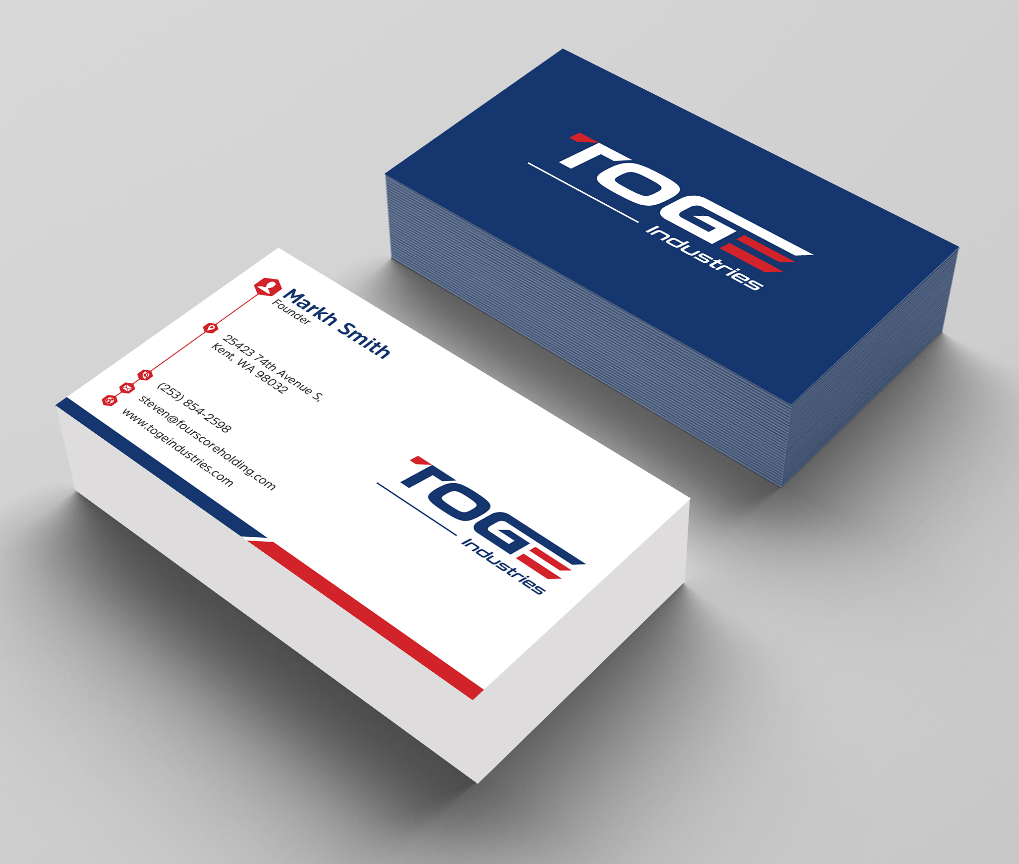 Diseño de Tarjeta de Presentación por Ekramul Hossen 2 para Fourscore Holding Inc | Diseño #30168603