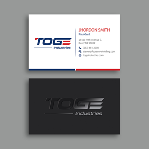 Diseño de Tarjeta de Presentación por Branding_BD para Fourscore Holding Inc | Diseño: #30161317