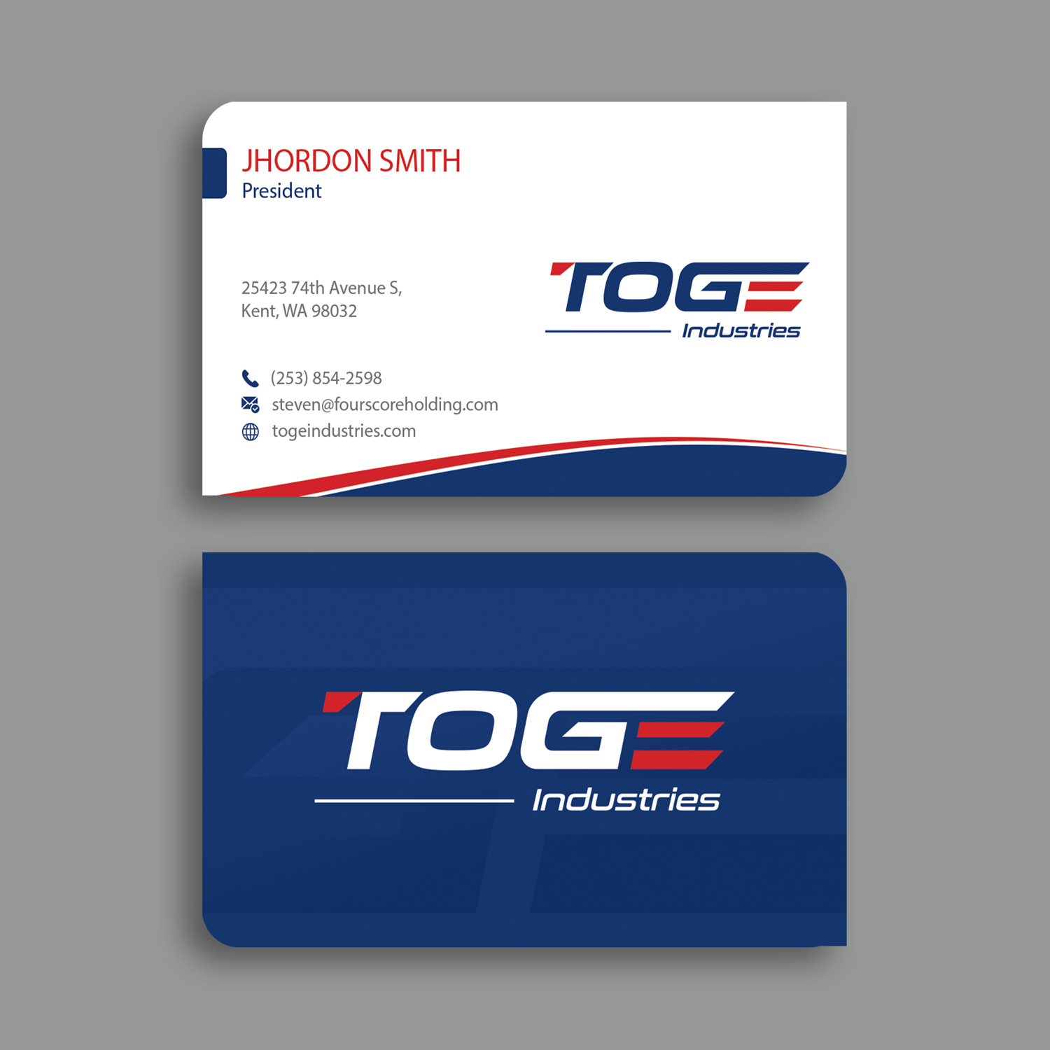 Diseño de Tarjeta de Presentación por Branding_BD para Fourscore Holding Inc | Diseño #30161383