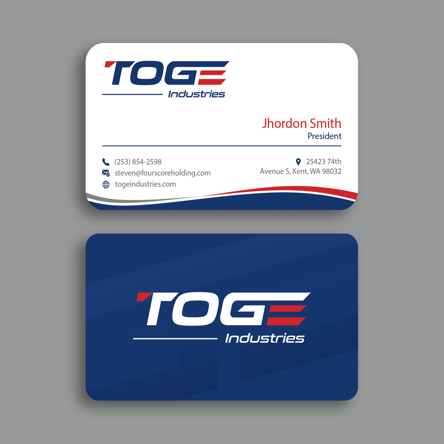 Diseño de Tarjeta de Presentación por Branding_BD para Fourscore Holding Inc | Diseño #30161424