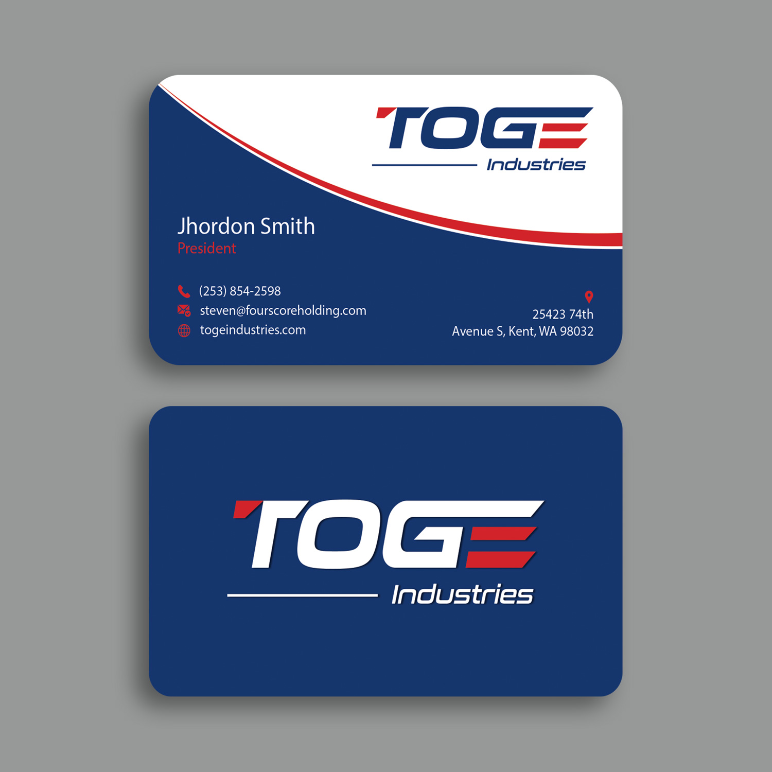 Diseño de Tarjeta de Presentación por Branding_BD para Fourscore Holding Inc | Diseño #30164181