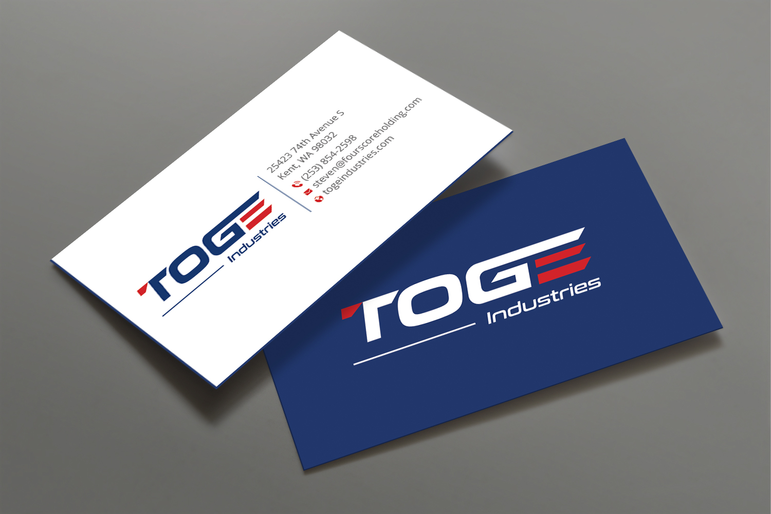 Business Card Design by DesignShout for Fourscore Holding Inc | Design #30194156
