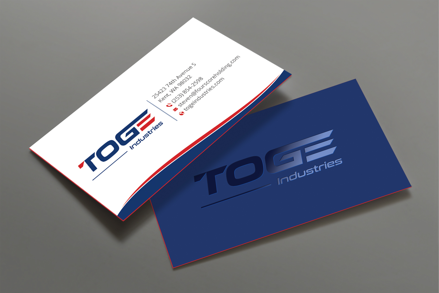 Business Card Design by DesignShout for Fourscore Holding Inc | Design #30194188