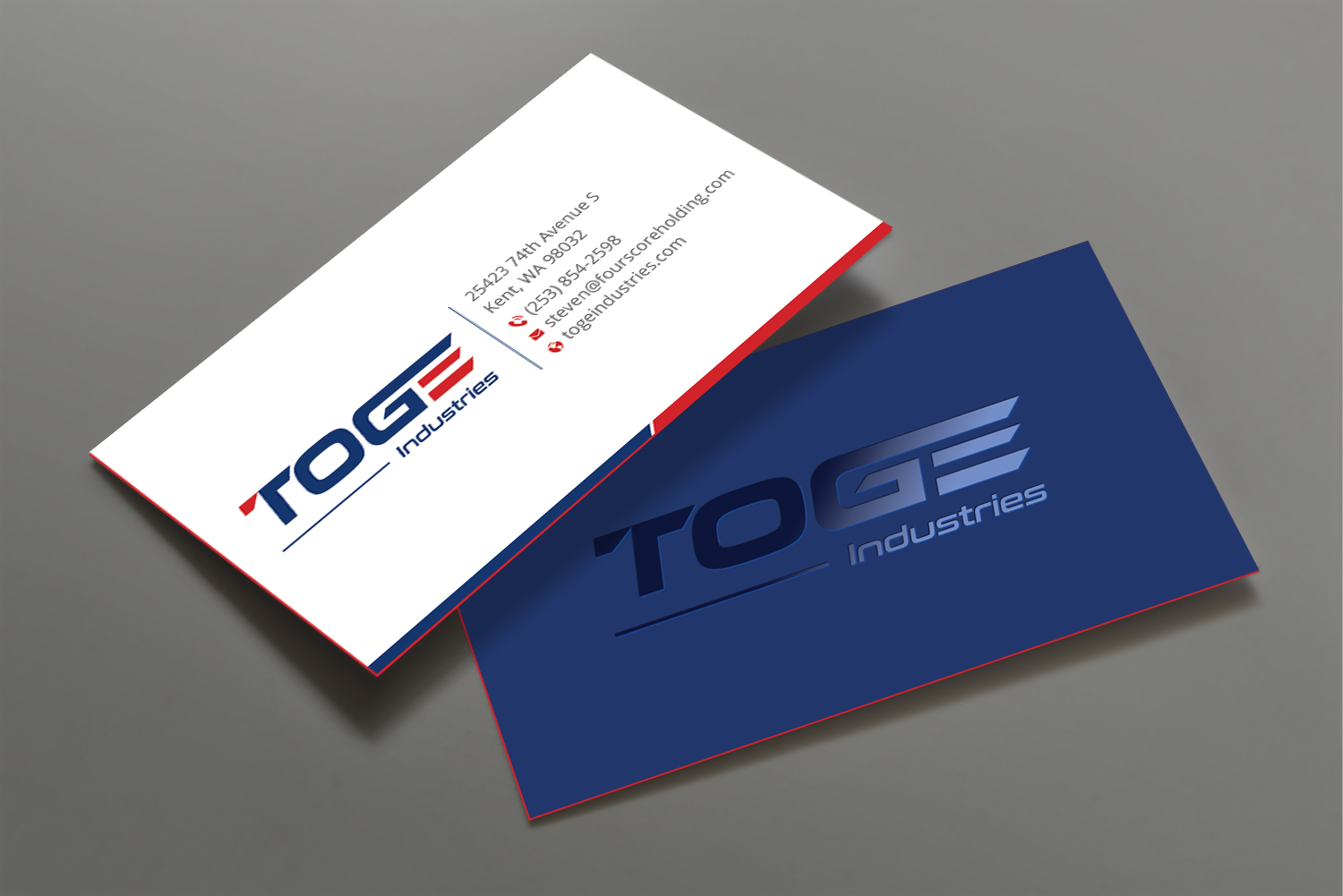 Business Card Design by DesignShout for Fourscore Holding Inc | Design #30194189