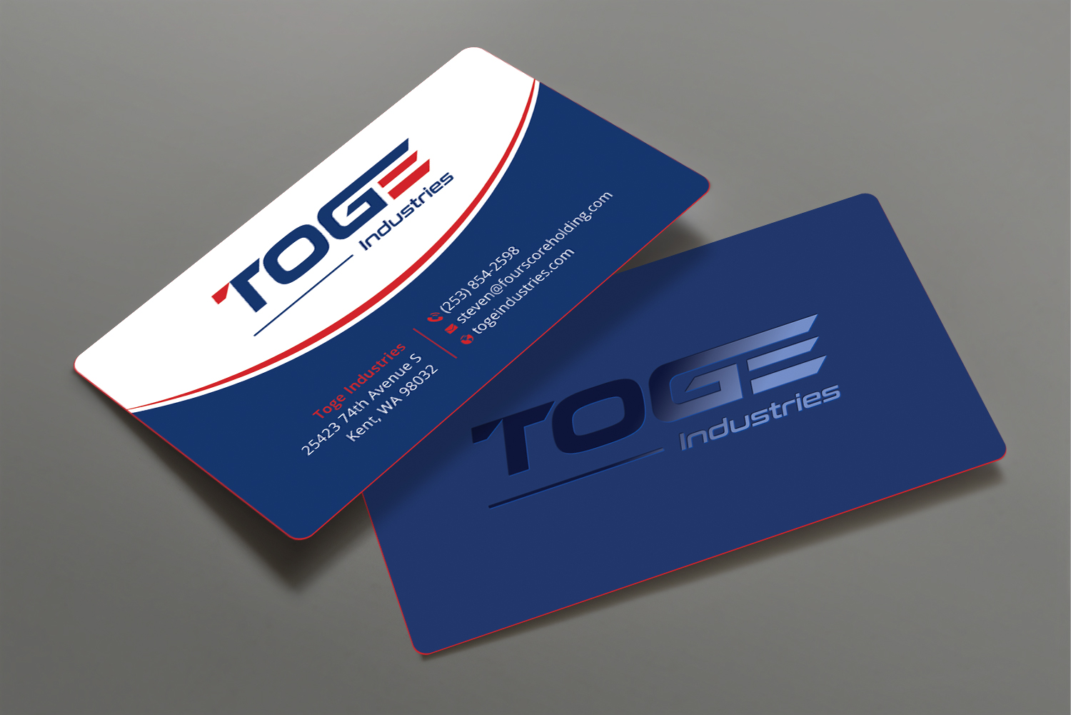 Business Card Design by DesignShout for Fourscore Holding Inc | Design #30194293
