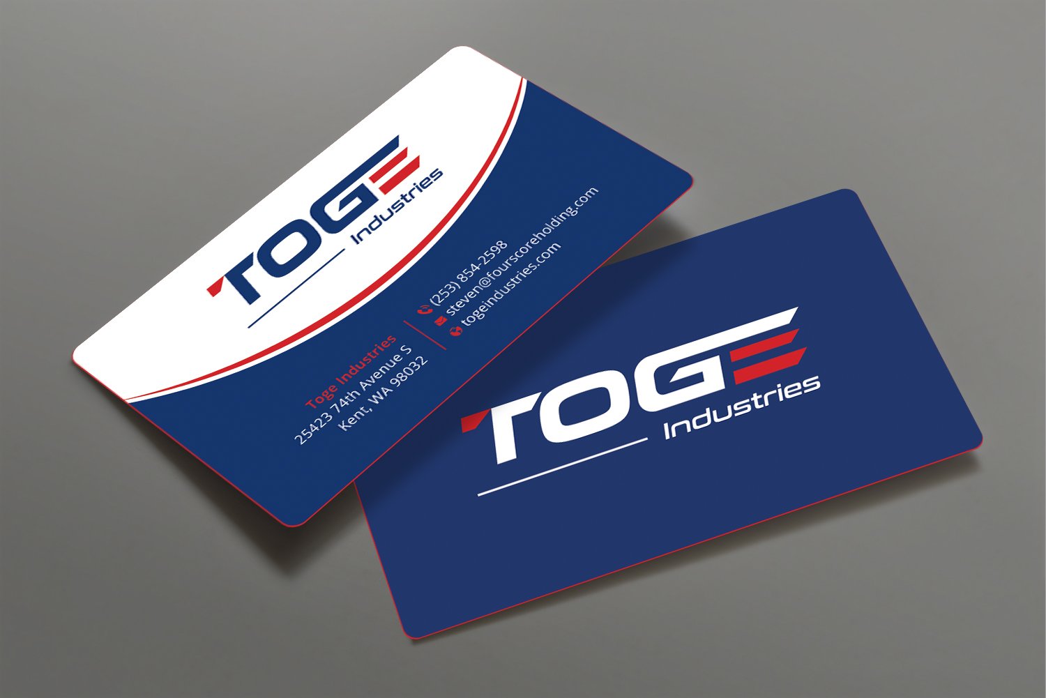 Business Card Design by DesignShout for Fourscore Holding Inc | Design #30194294