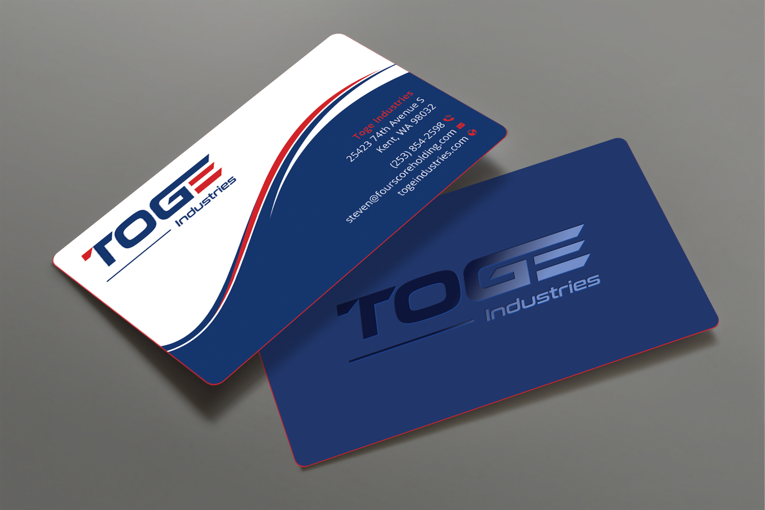Business Card Design by DesignShout for Fourscore Holding Inc | Design #30194342