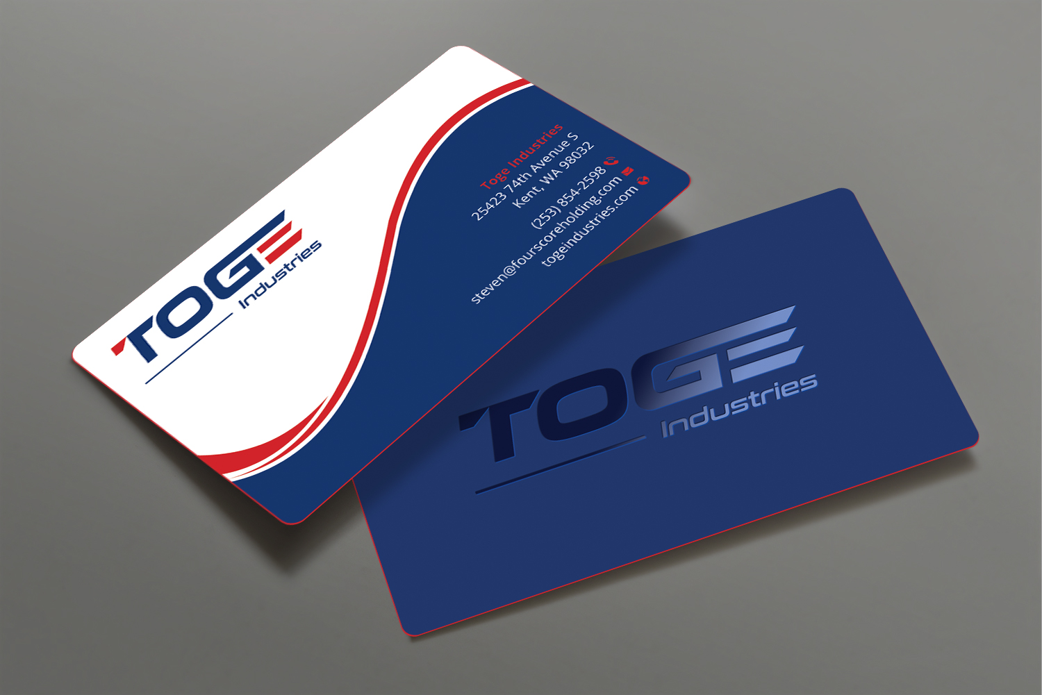 Business Card Design by DesignShout for Fourscore Holding Inc | Design #30194362