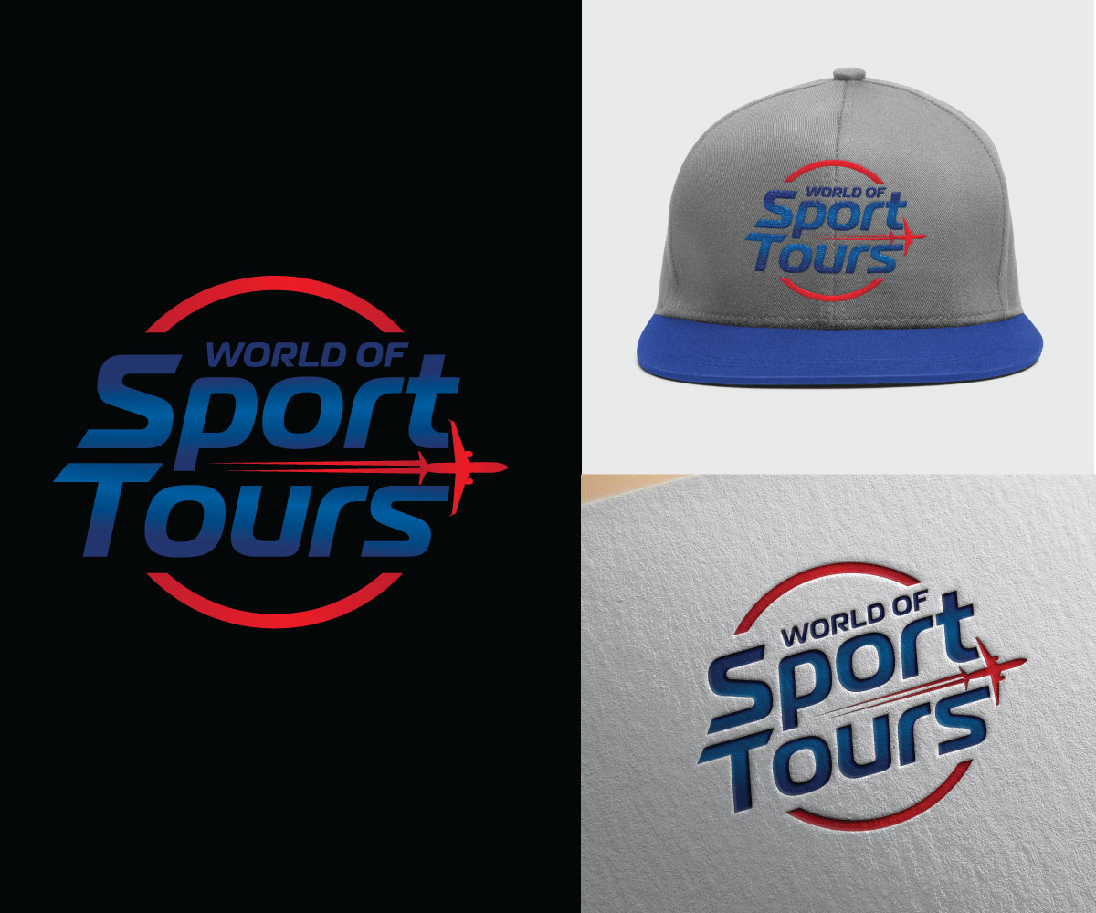 Logo Design by Adi Graphics for World of Sport Tours | Design #30171890