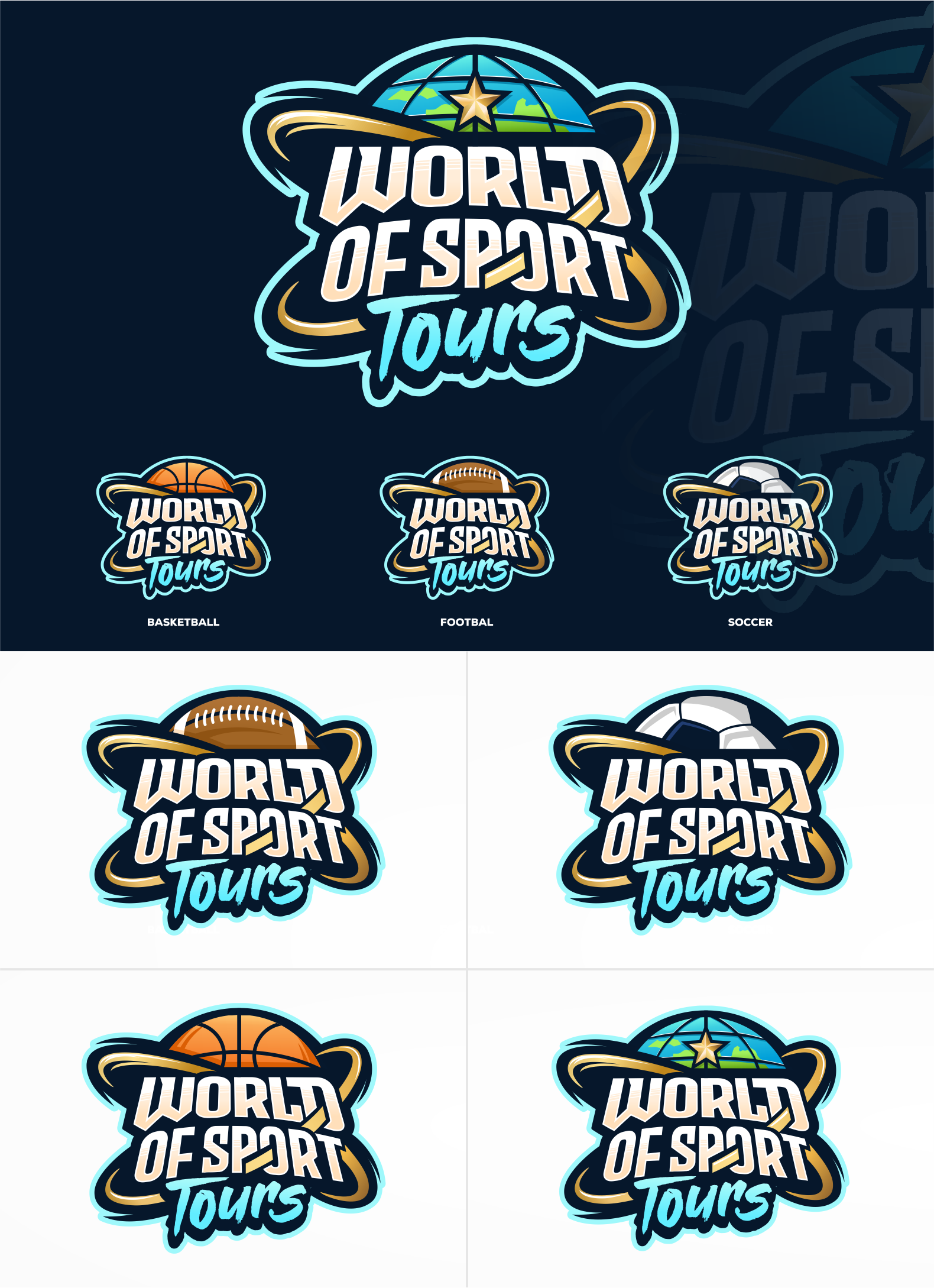 Diseño de Logo por LUTNG. para World of Sport Tours | Diseño #30180439