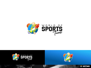 Logo Design by ARTMD for World of Sport Tours | Design: #30160016