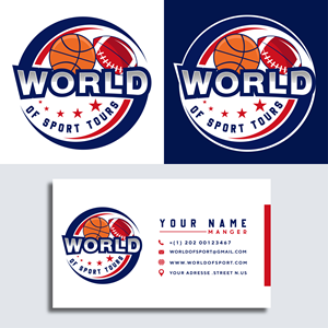 Logo Design by sarrita for World of Sport Tours | Design #30161079