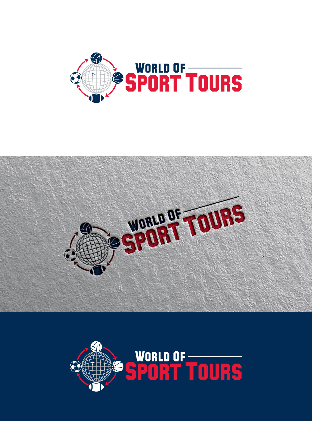 Diseño de Logo por Aleth para World of Sport Tours | Diseño #30162845