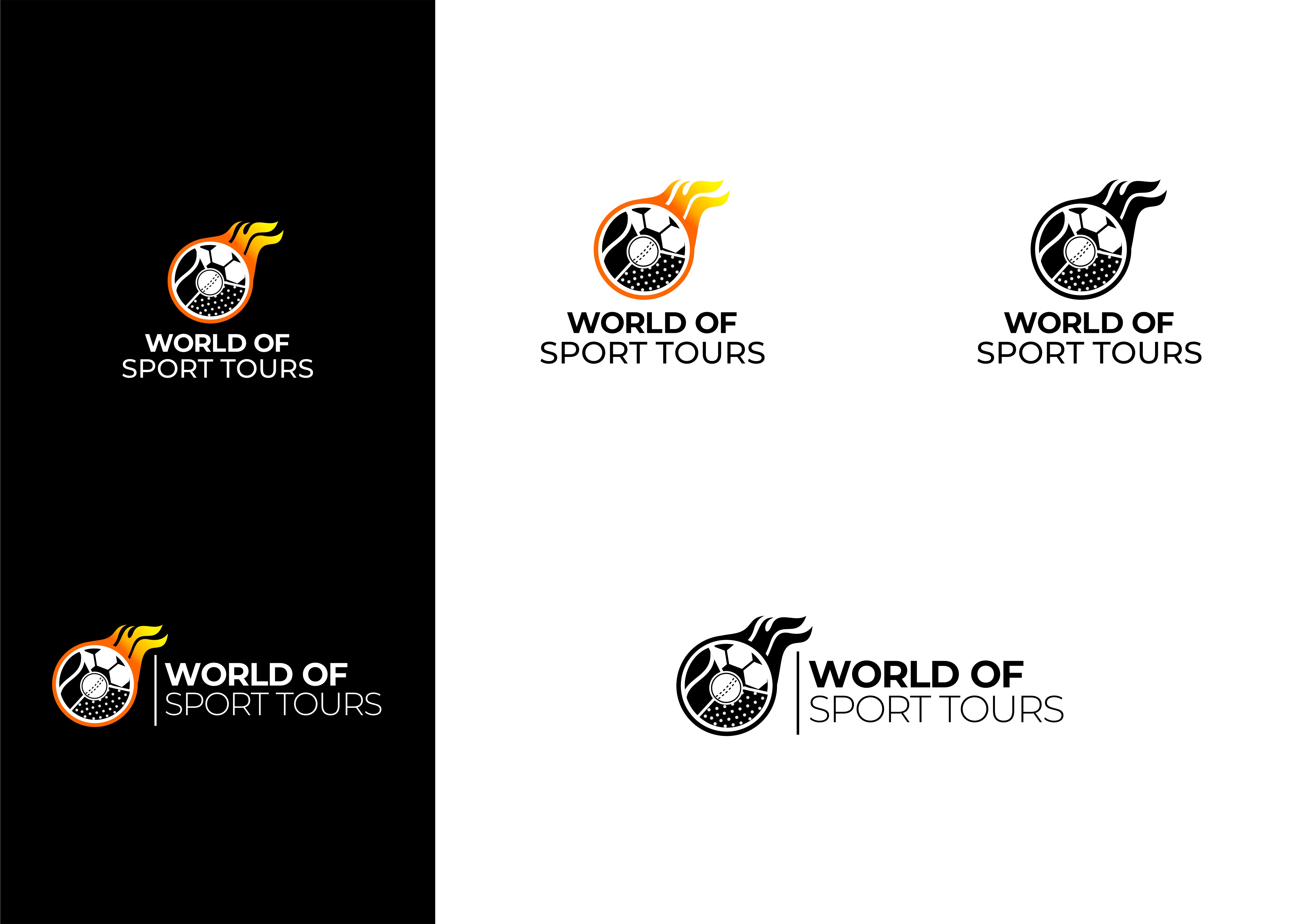 Logo Design by graphics1 for World of Sport Tours | Design #30175398