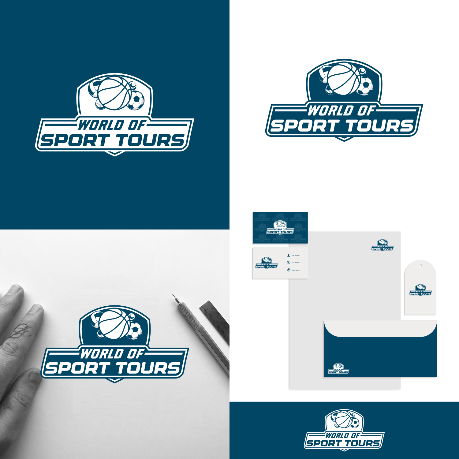 Diseño de Logo por Jroeh_Studio para World of Sport Tours | Diseño #30163690