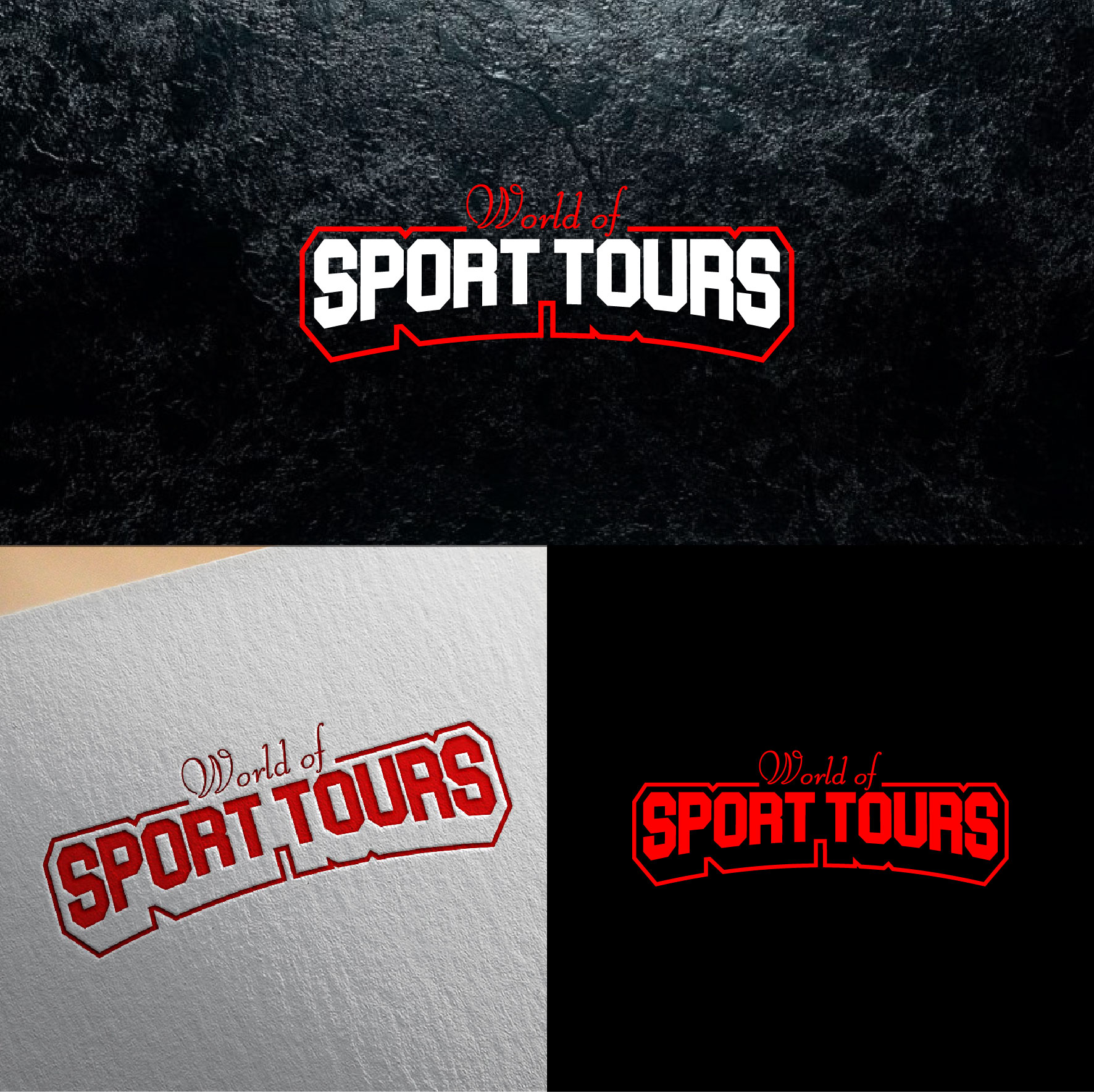 Logo Design by 4tech services for World of Sport Tours | Design #30162282