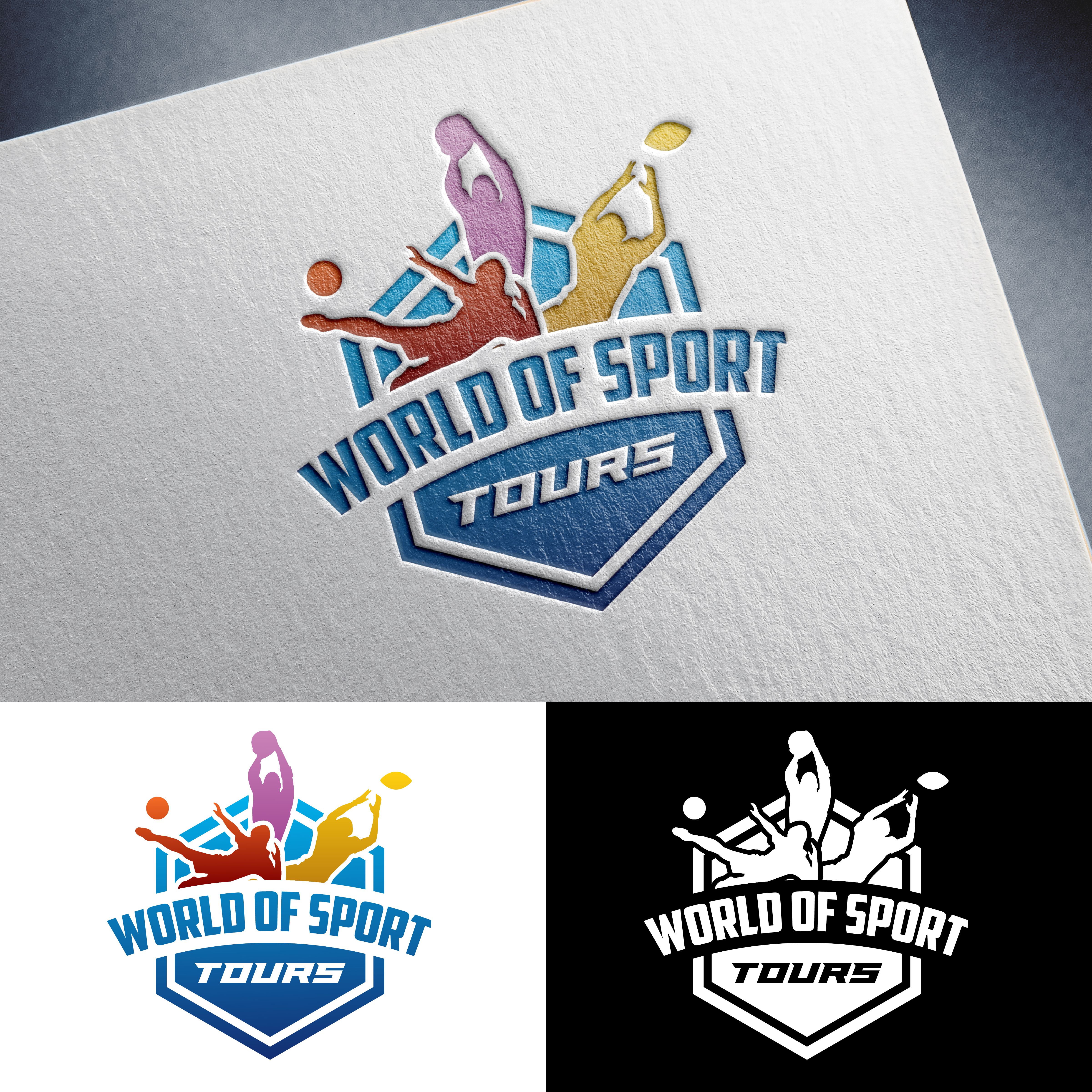 Logo-Design von ARTchemist für World of Sport Tours | Design #30163606