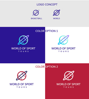 Logo Design by Mohamed 65 for World of Sport Tours | Design: #30161476