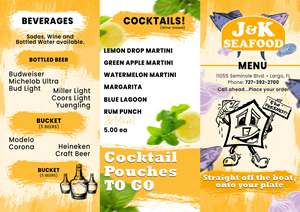 Menu Design by Designwithazan for J&K Seafood Shack | Design: #30165919