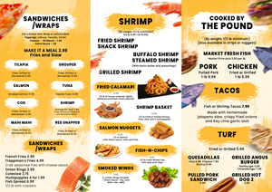 Menu Design by Designwithazan for J&K Seafood Shack | Design: #30165920