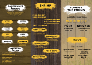Menu Design by Designwithazan for J&K Seafood Shack | Design: #30167423