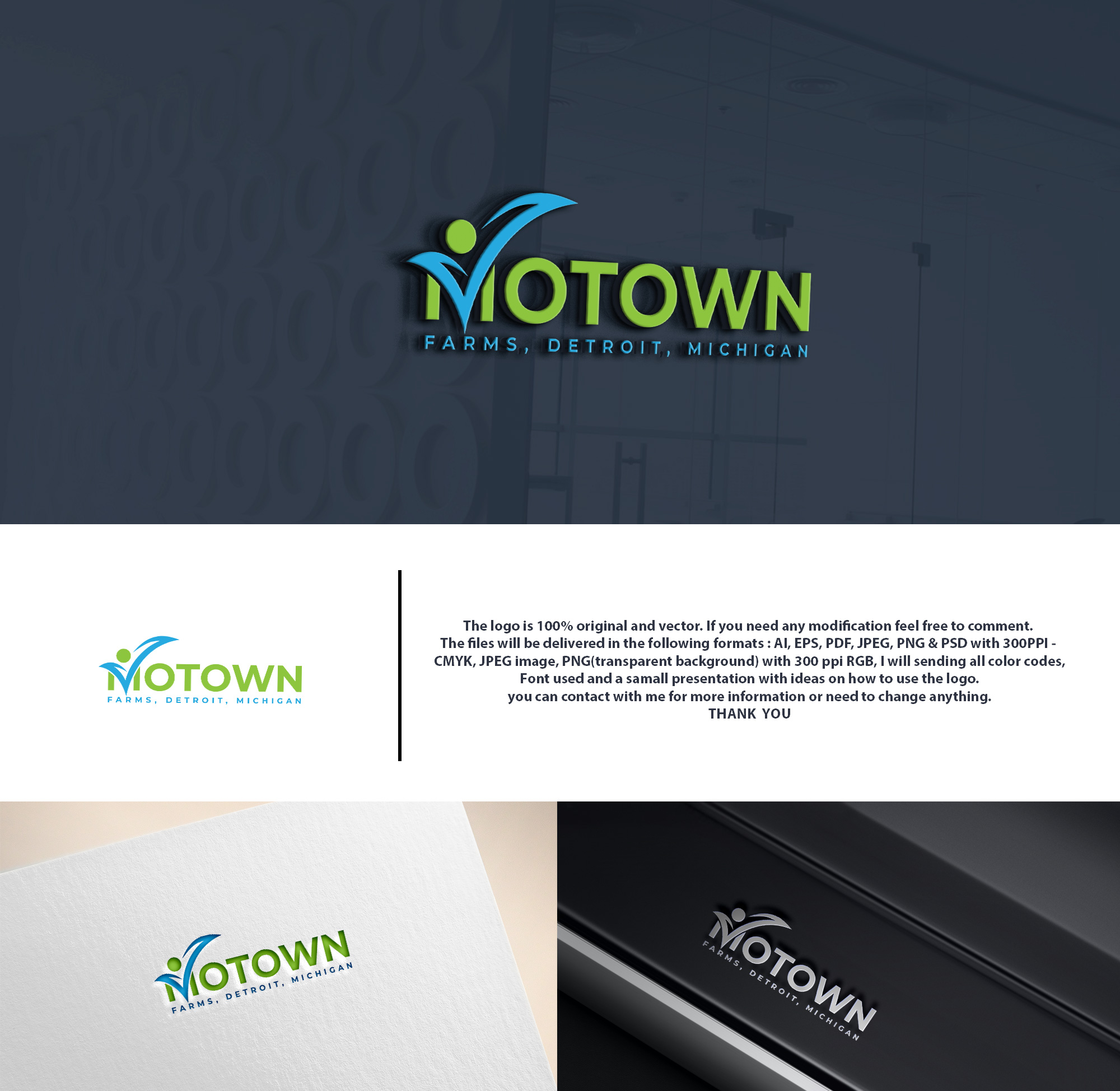 Logo Design by DesignHour for Motown Farms | Design #30164849