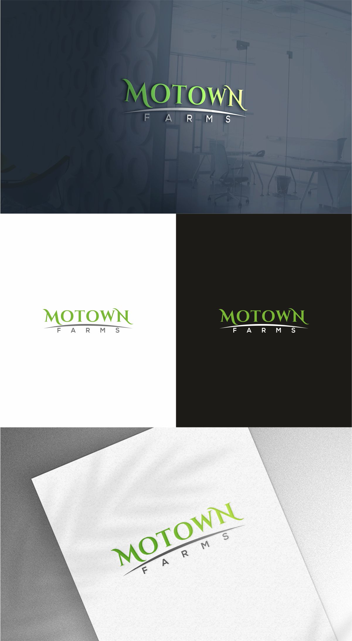 Logo Design by Dave Paresh for Motown Farms | Design #30164693