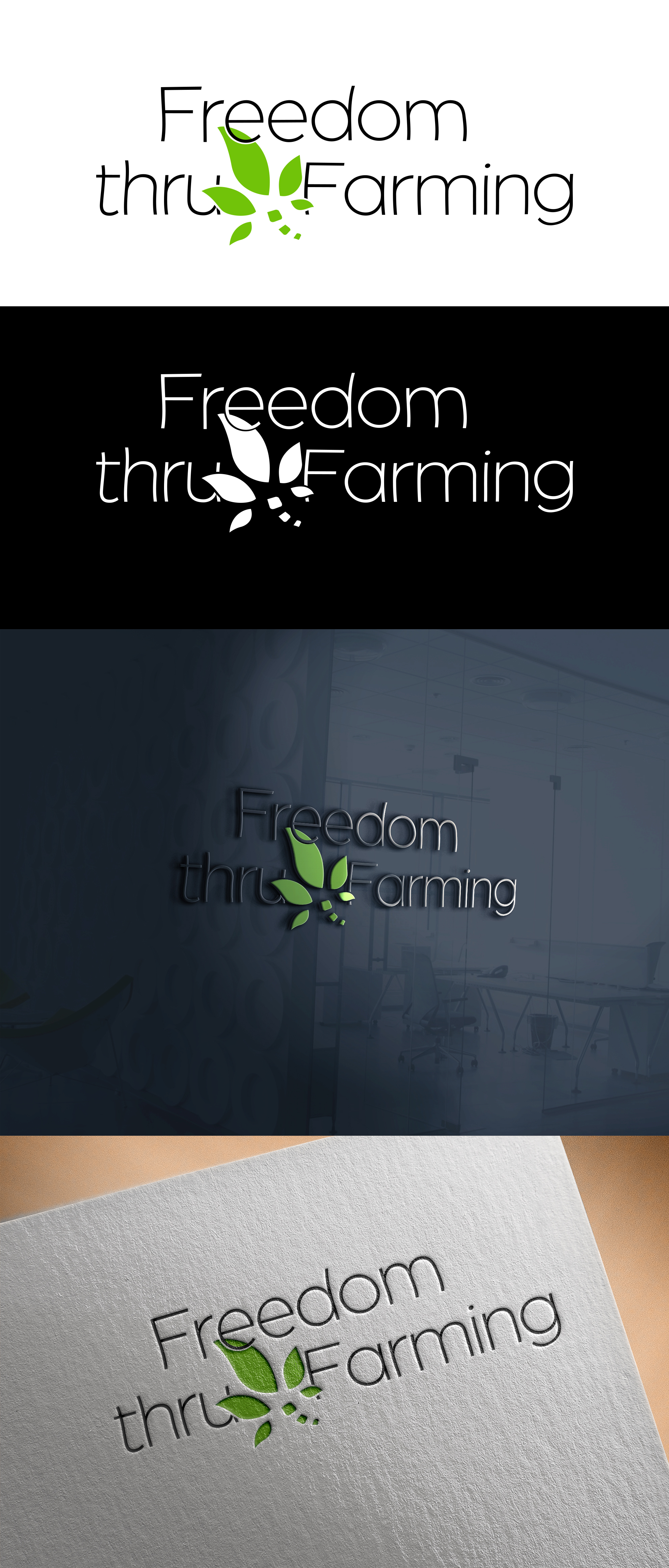 Design de Logo par Black Machine Grafx pour Freedom thru Farming | Design #30163808