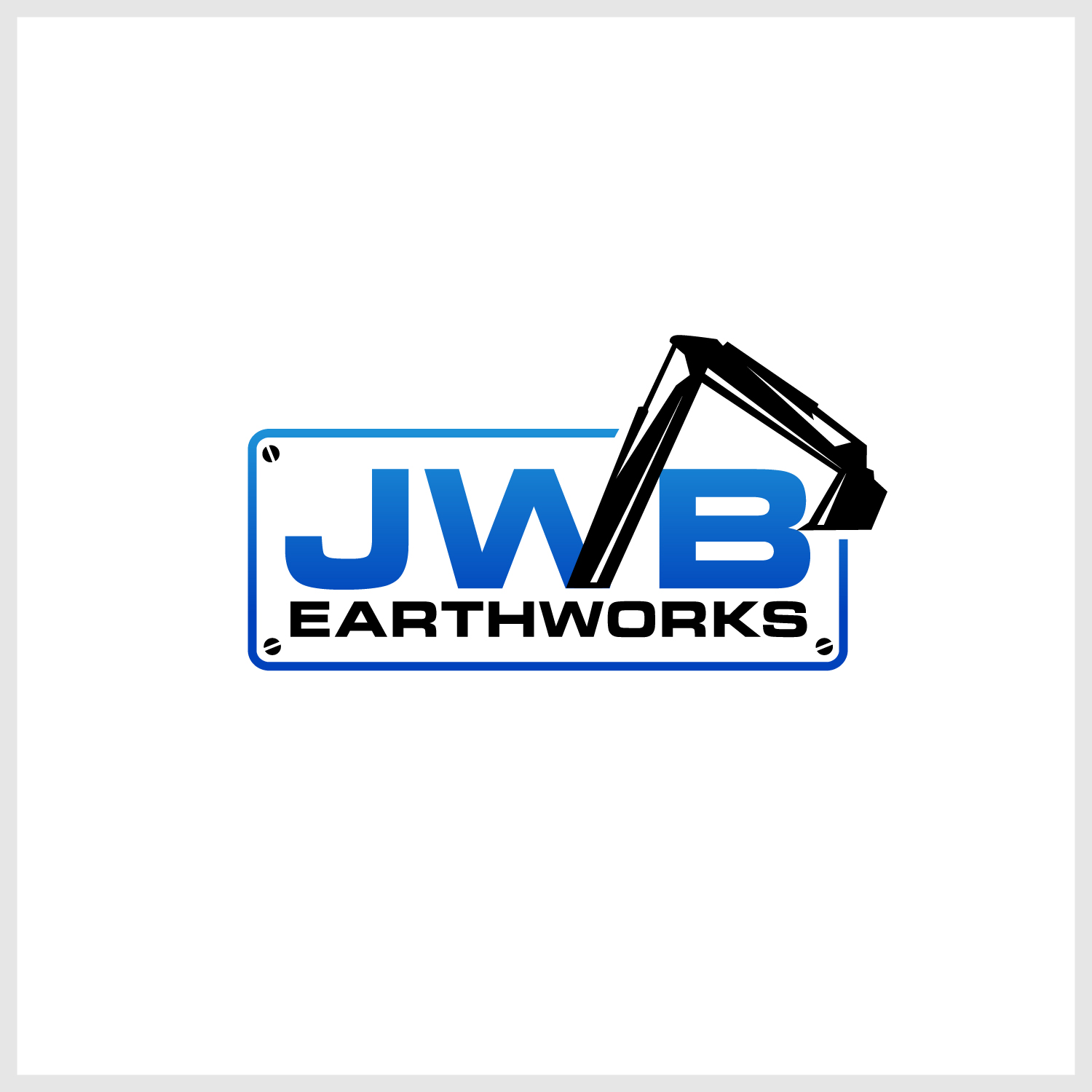 Logo Design by Revolt Team for JWB EARTHWORKS | Design #30173771
