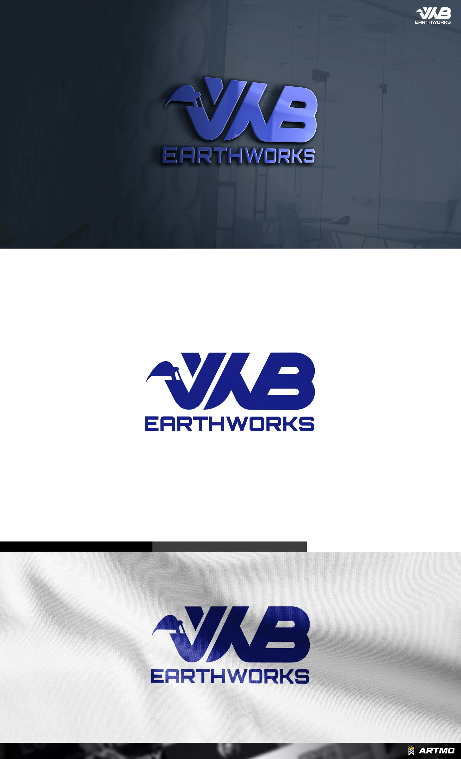 Logo-Design von ARTMD für JWB EARTHWORKS | Design #30164717