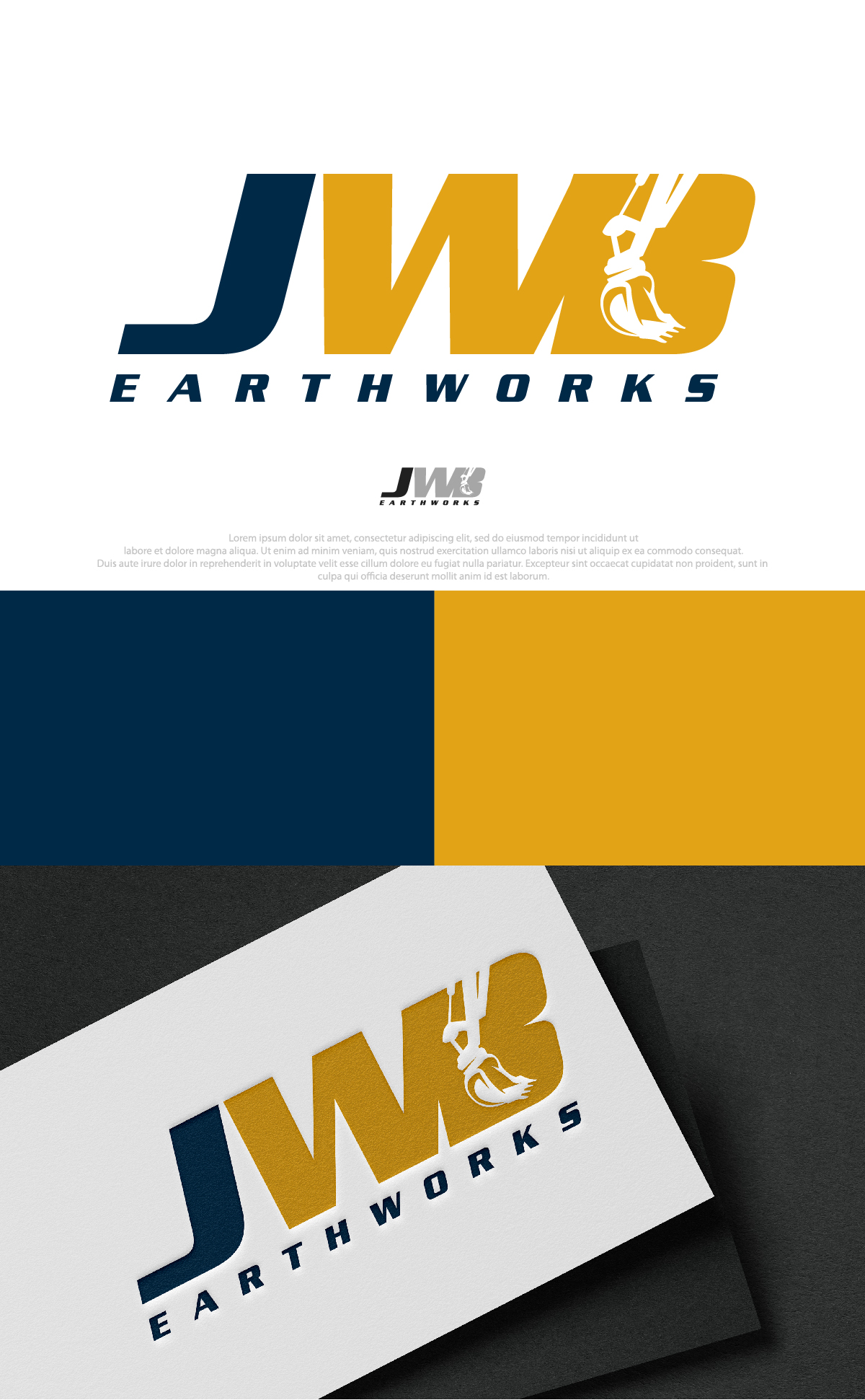 Design de Logo par DesignLima pour JWB EARTHWORKS | Design #30170175