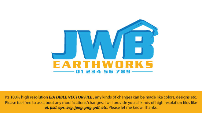 Design de Logo par FireflyArt pour JWB EARTHWORKS | Design #30172209