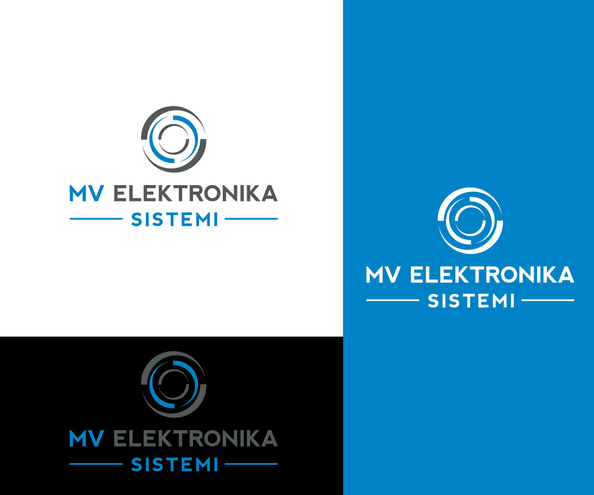 Logo Design by oscar raise for MV ELEKTRONIKA SISTEMI d.o.o. | Design #30170160