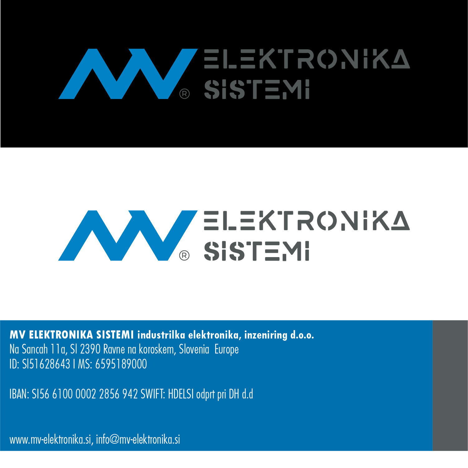 Logo Design by S.H Designs for MV ELEKTRONIKA SISTEMI d.o.o. | Design #30171150