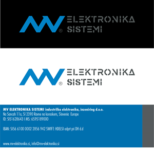 Logo Design by S.H Designs for MV ELEKTRONIKA SISTEMI d.o.o. | Design: #30171150
