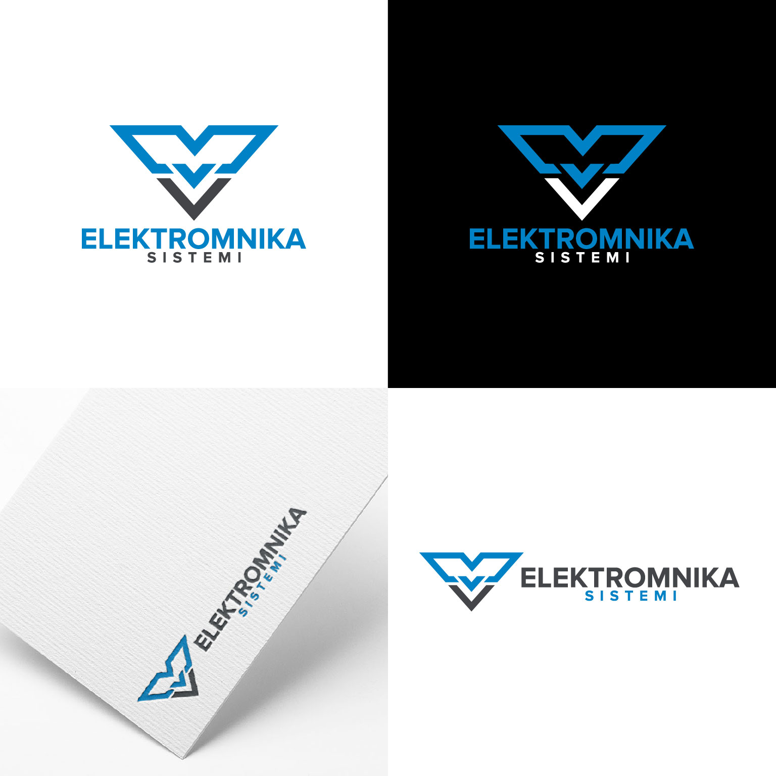 Logo Design by 4tech services for MV ELEKTRONIKA SISTEMI d.o.o. | Design #30172715